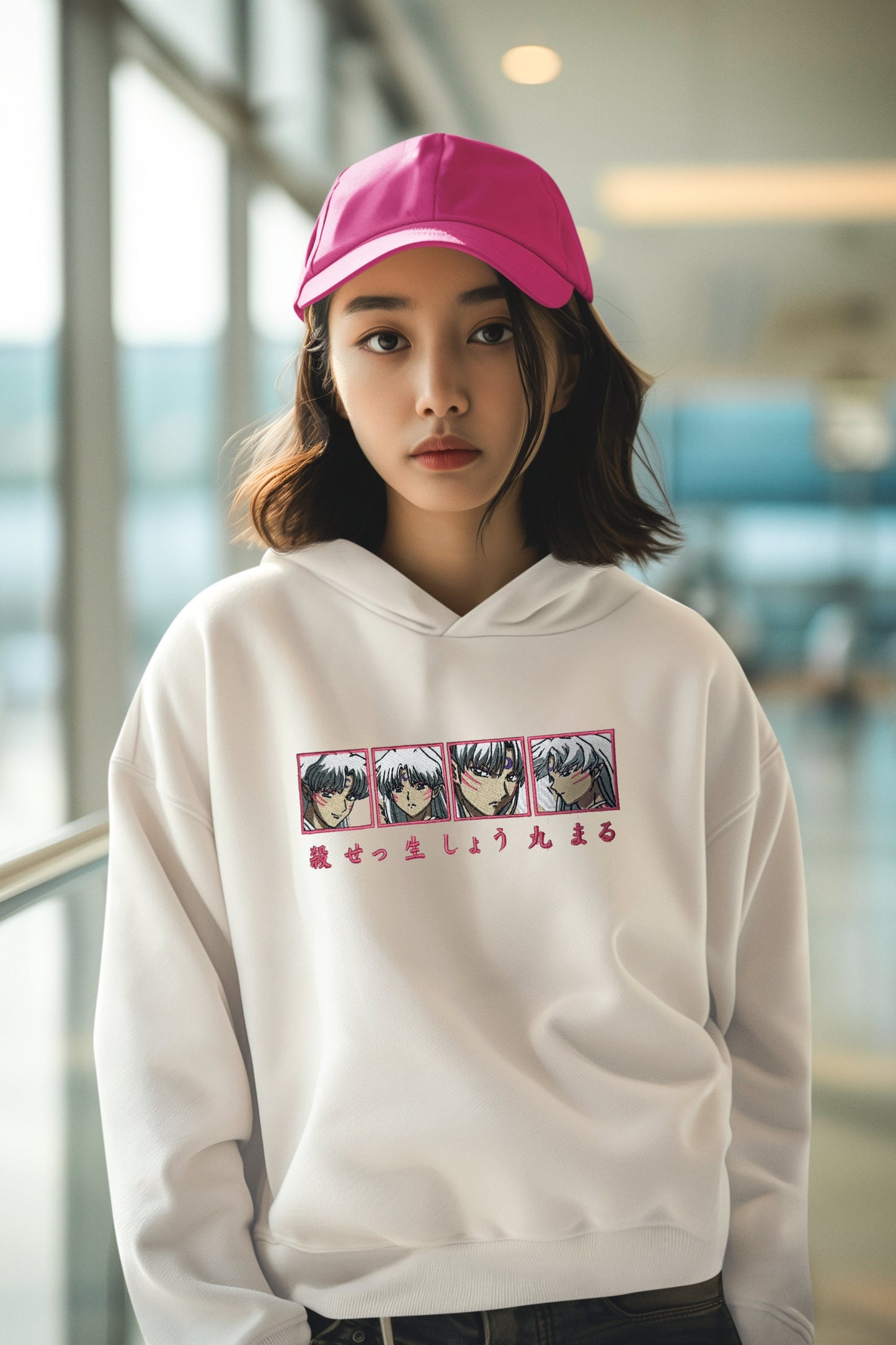 Sesshomaru Hoodie Embroidered Clothing/Sweater Sesshomaru Demon, Sesshomaru anime Hoodie