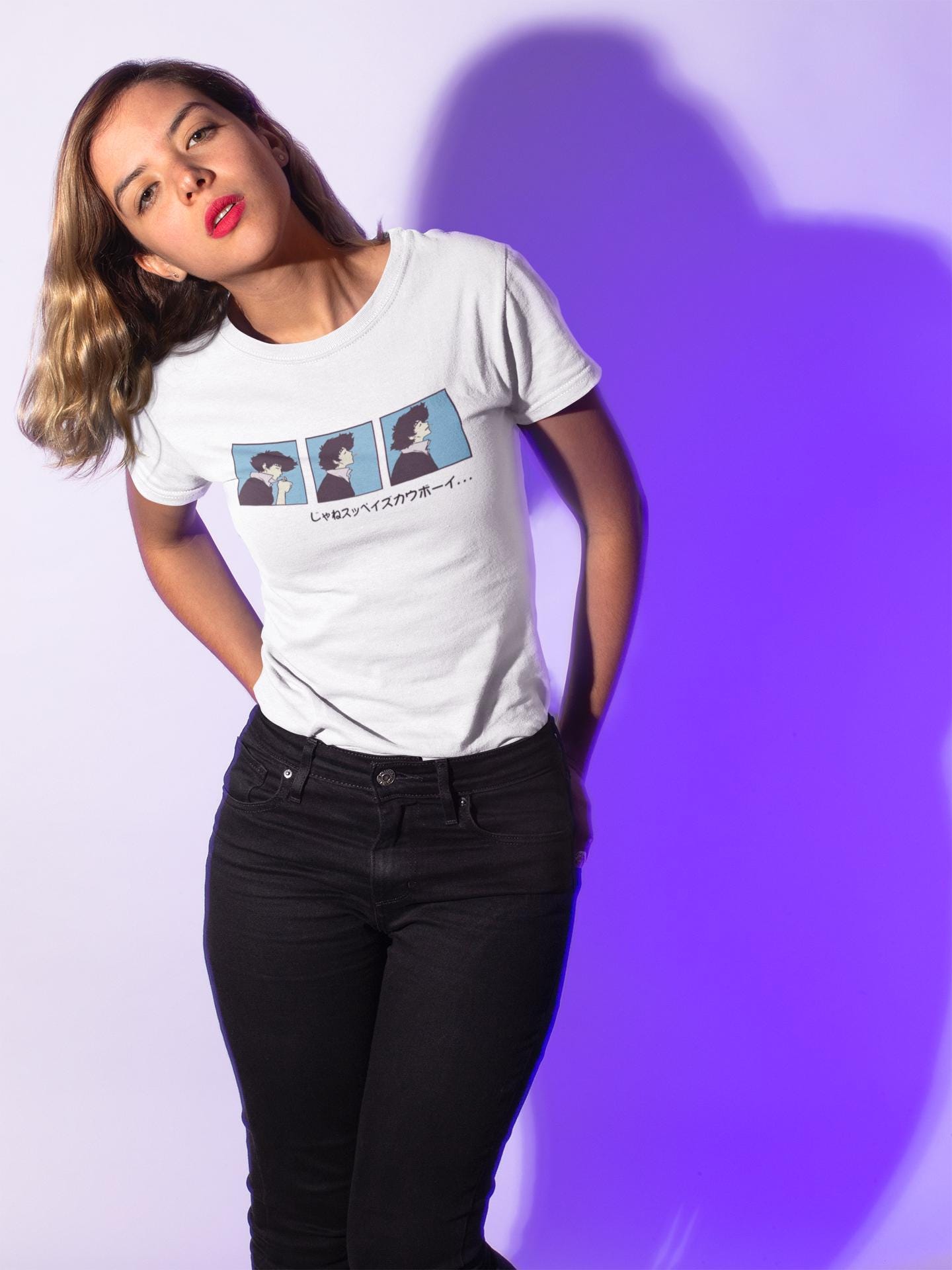 Vintage anime Tee CowBoy Space