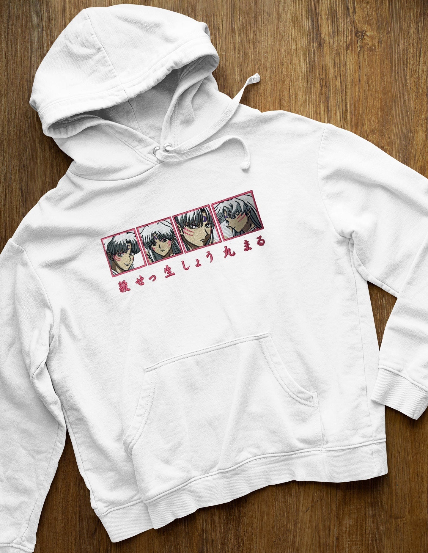 Sesshomaru Hoodie Embroidered Clothing/Sweater Sesshomaru Demon, Sesshomaru anime Hoodie