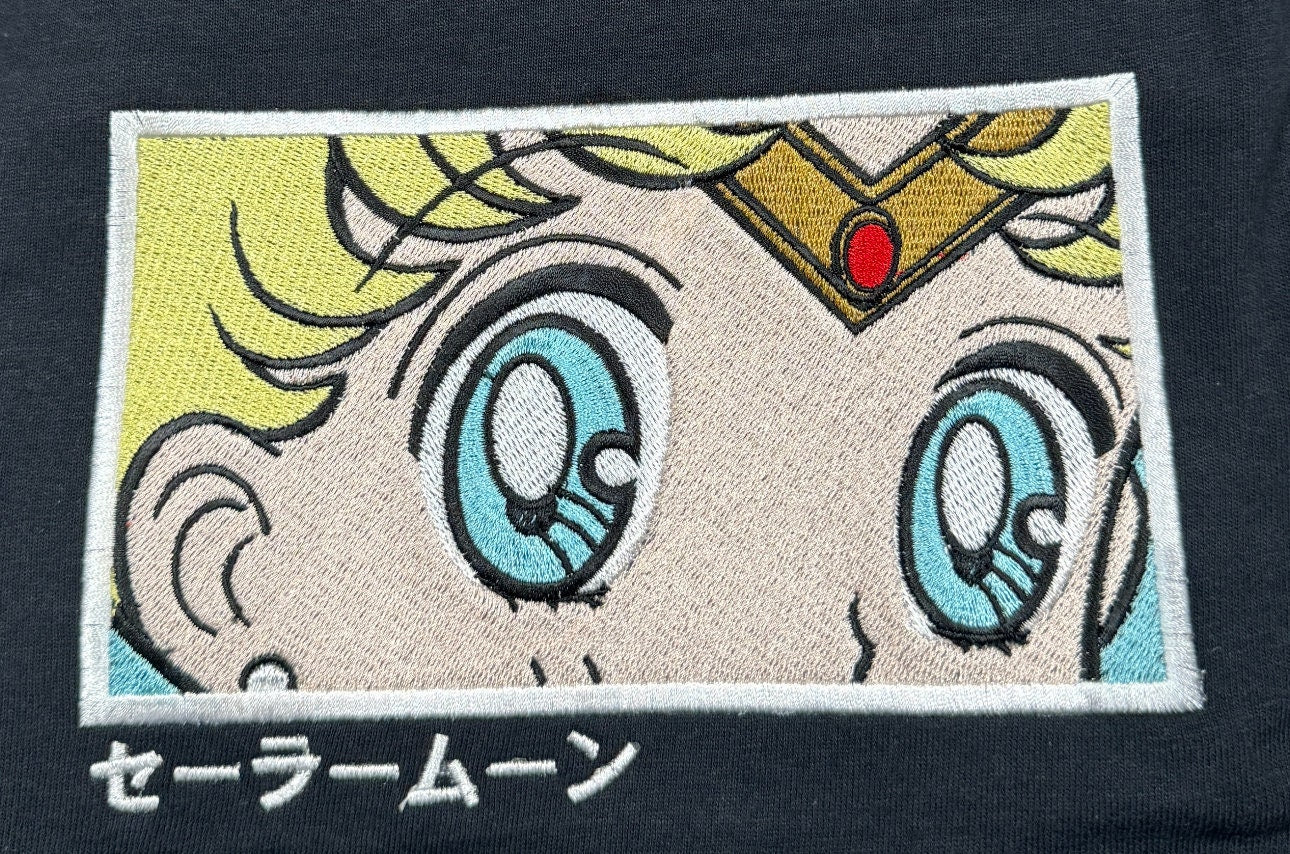 Anime Embroidered Hoodie/Sweater Moon Princess