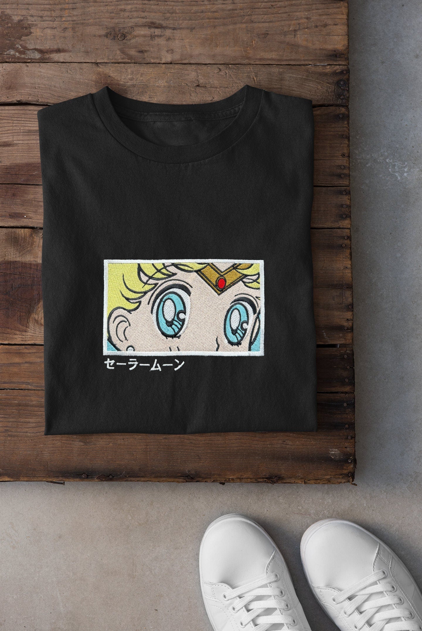 Anime Embroidered Hoodie/Sweater Moon Princess